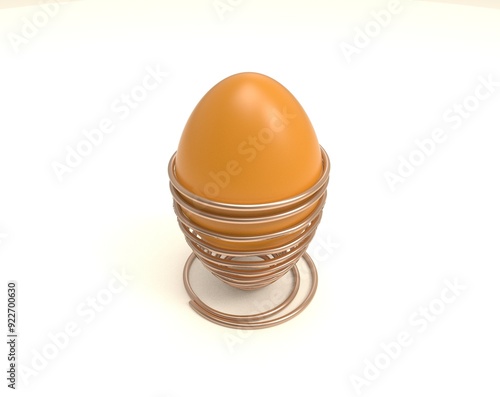 3d illustration of egg holder