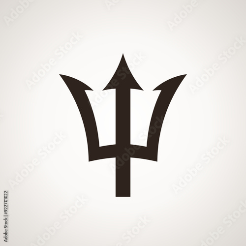 Trident - symbol from the flag of Barbados.
