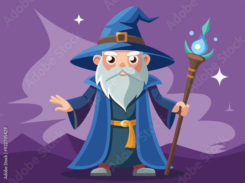 Cartoony wizard 