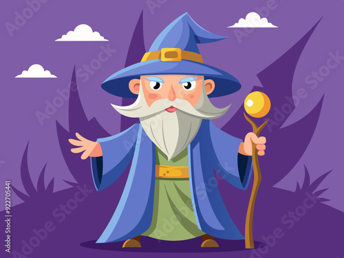 Cartoony wizard 