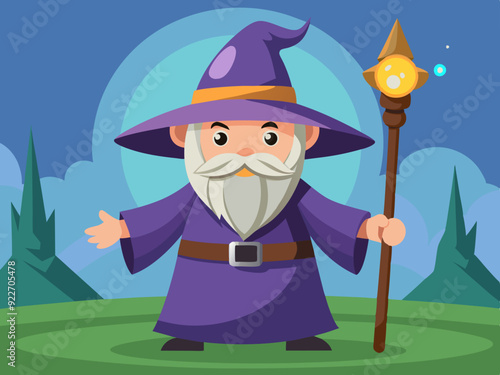 Cartoony wizard 