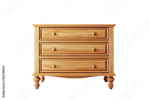 chest of drawers isolated on transparent background