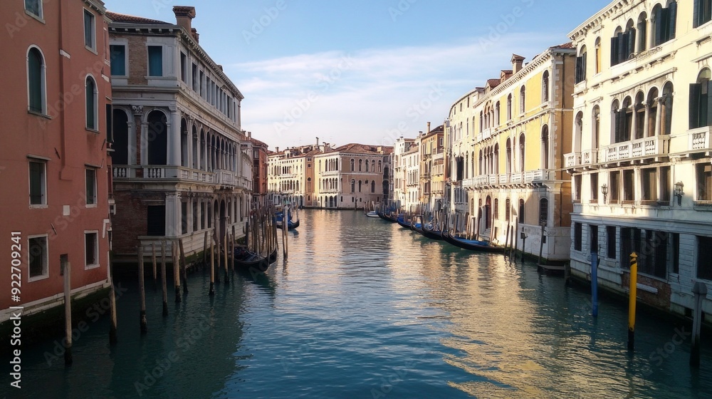 A serene view of a canal flanked by historic buildings on a sunny day. The image captures the timeless beauty of a European cityscape. Ideal for travel guides and cultural presentations. AI A serene view of a canal flanked by historic buildings on a sunny day. The image captures the timeless beauty of a European cityscape. Ideal for travel guides and cultural presentations. AI