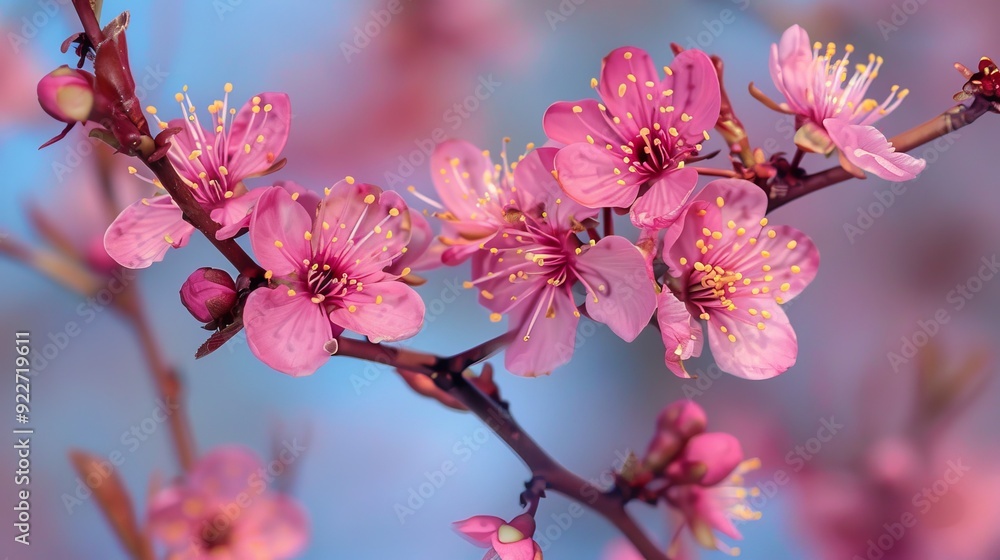 Spring Beauty in Bloom Delicate Flowering Branch Spring Beauty in Bloom Delicate Flowering Branch