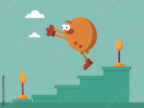Ensemble de cuisses de poulet mangées, animation de jeu de séquence, étapes animées de manger des pilons frits