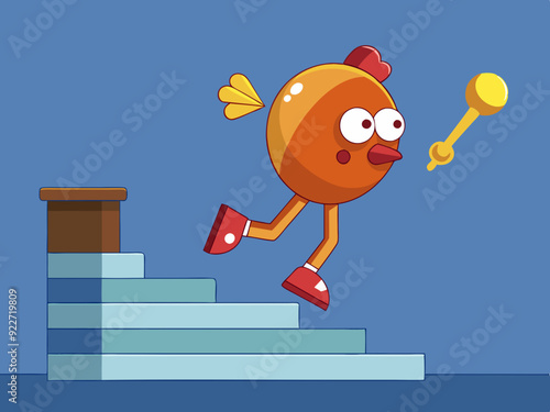 Ensemble de cuisses de poulet mangées, animation de jeu de séquence, étapes animées de manger des pilons frits