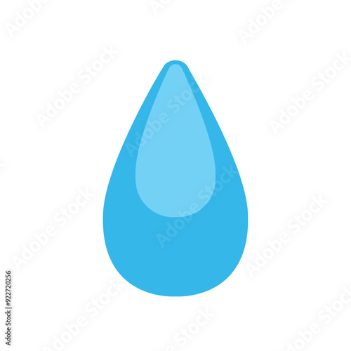 water droplet emoji vector illustration