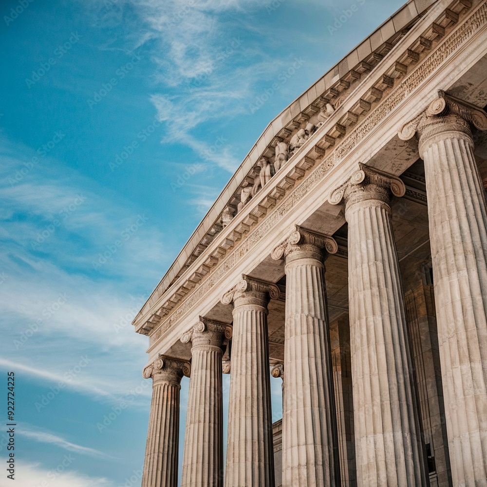 Architectural Structure of Law Buildings: A Closeup Look, Exploring the Intricate Architectural Details of Law Buildings, A Closeup View of the Architectural Structure of Law Buildings, 