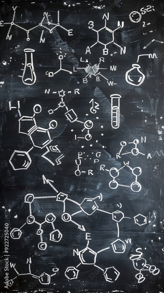 school formulas on the black chalkboard school formulas on the black chalkboard