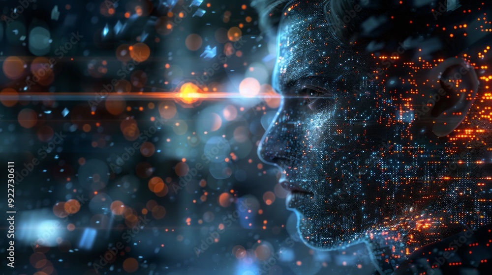 Machine learning model in action with visualized data processing and training stages, showcasing efficiency Machine learning model in action with visualized data processing and training stages, showcasing efficiency