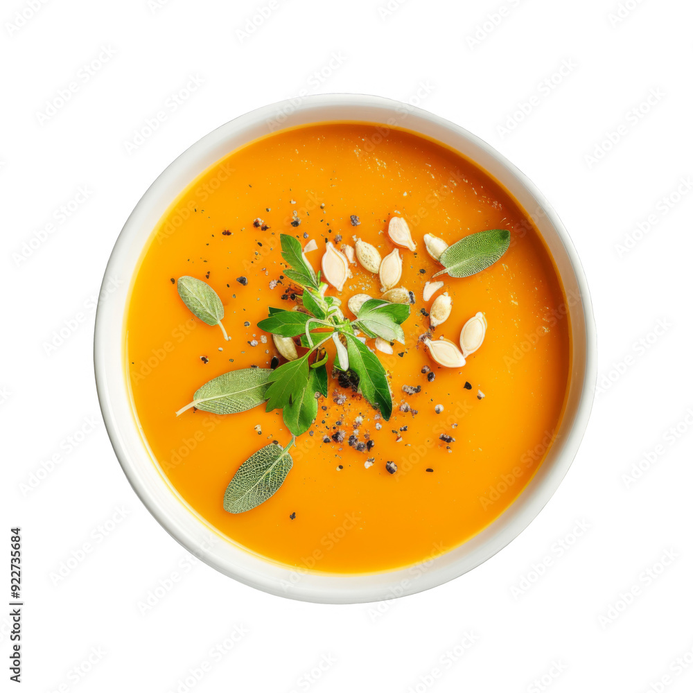 Pumpkin Soup with Sage and Seeds Pumpkin Soup with Sage and Seeds