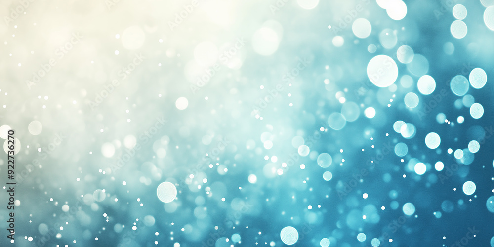 Abstract blue bokeh lights on a soft gradient background, creating a dreamy and festive atmosphere with ample copy space. Abstract blue bokeh lights on a soft gradient background, creating a dreamy and festive atmosphere with ample copy space.
