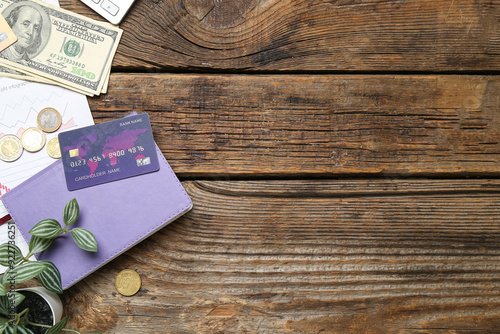 Credit cards with notebook ...
