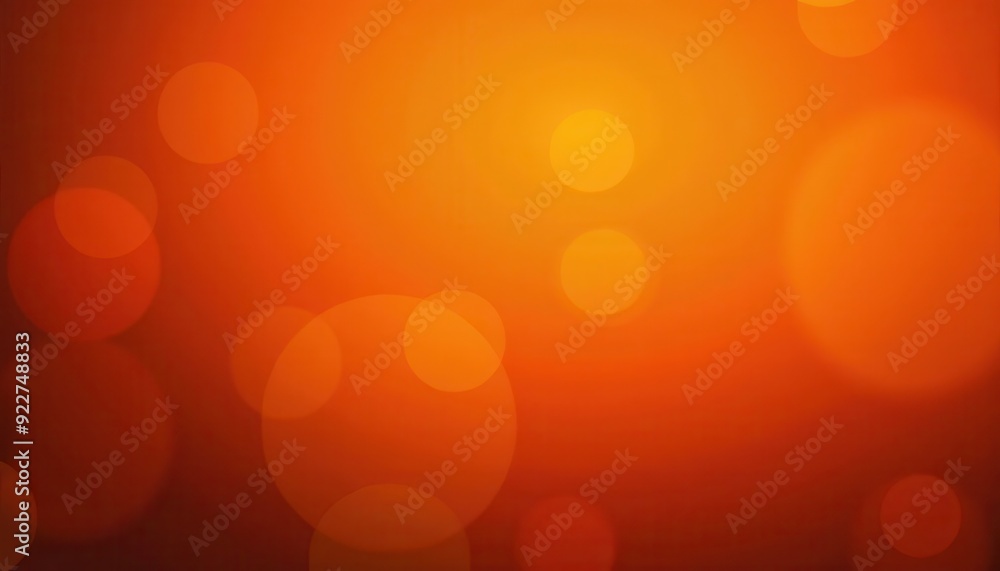 Abstract background with glowing bokeh circles in shades of orange and yellow. Abstract background with glowing bokeh circles in shades of orange and yellow.