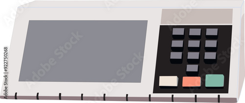 Voting ballot box graphic illustration