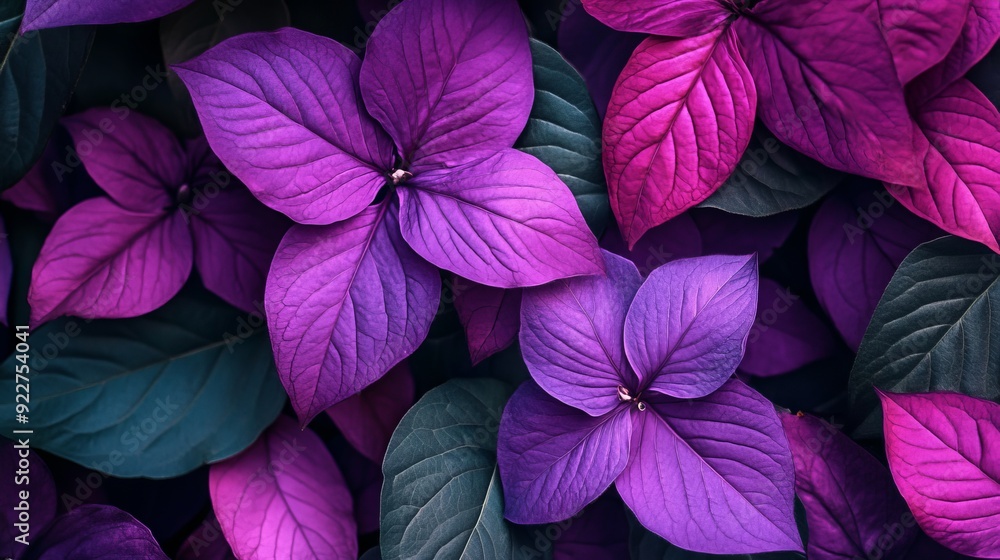 Vibrant Purple Leaves Vibrant Purple Leaves