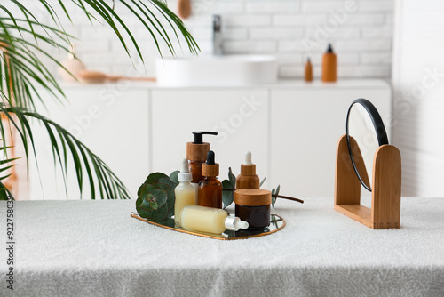 Natural skincare products a...