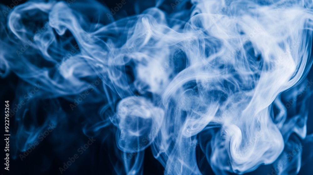 Obraz premium Ethereal Blue Smoke