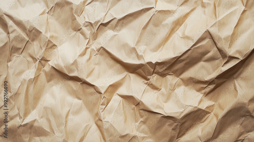 Crumpled Brown Paper Texture Crumpled Brown Paper Texture