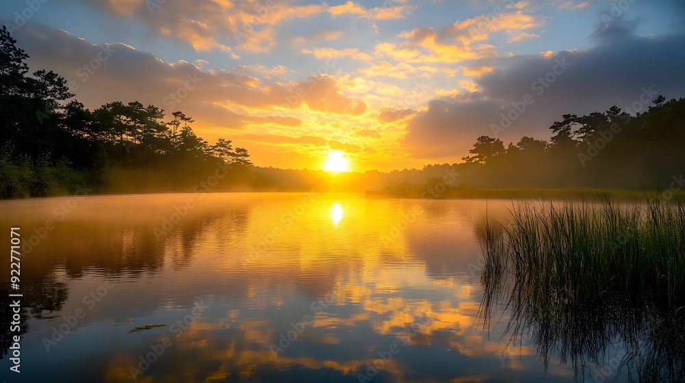 Fototapeta premium 美しい日の出