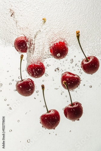 Mystic photo of Tieton Cherry, isolated on white background photo