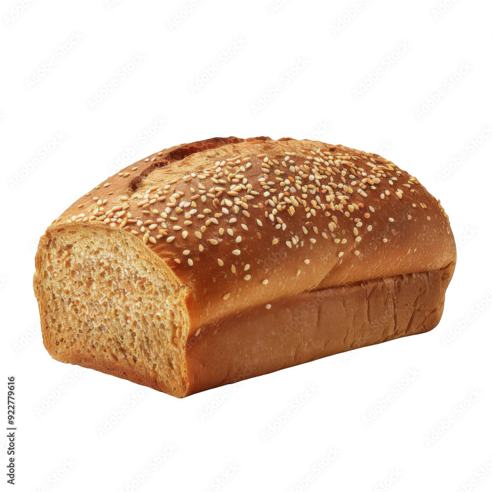 Sesame Seed Loaf of Bread with Exposed Crust Sesame Seed Loaf of Bread with Exposed Crust