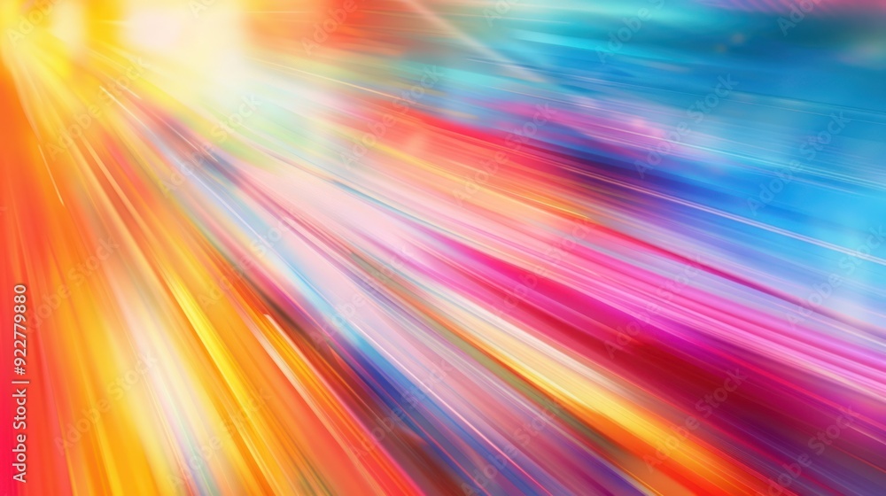 Abstract Colorful Lines & Speed Abstract Colorful Lines & Speed