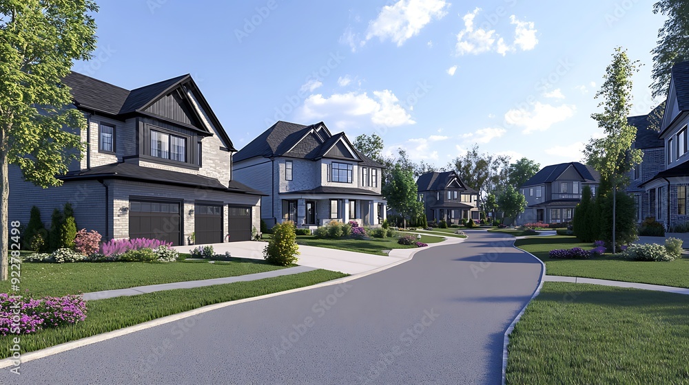 Suburban neighborhood model showcasing modern town layout and streets
Suburban neighborhood model showcasing modern town layout and streets