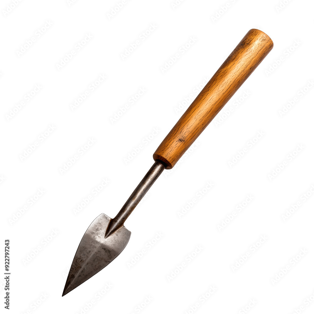 Modern European garden dibber, Transparent background Modern European garden dibber, Transparent background