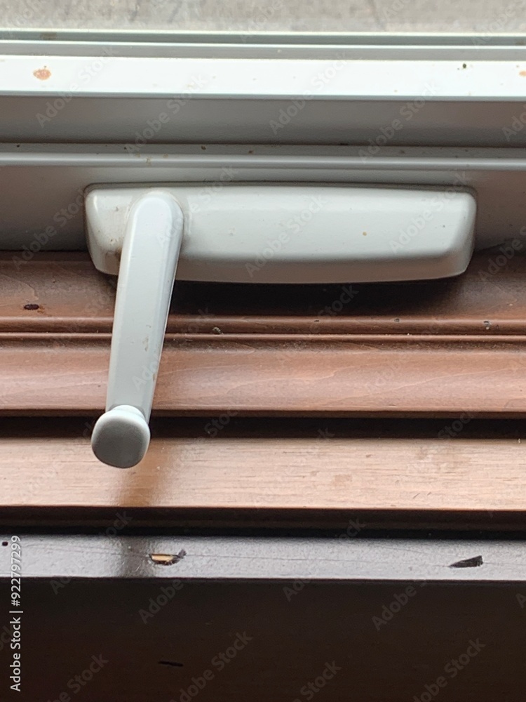 Fototapeta premium Manual window crank