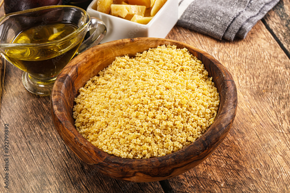 Italian cuisine - dry stelline pasta Italian cuisine - dry stelline pasta