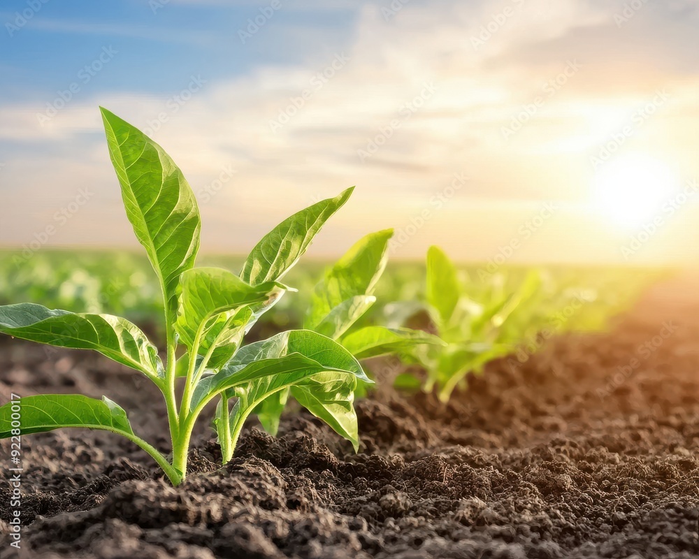 A close-up of green seedlings emerging from rich soil under a bright sunrise, symbolizing growth and renewal. A close-up of green seedlings emerging from rich soil under a bright sunrise, symbolizing growth and renewal.