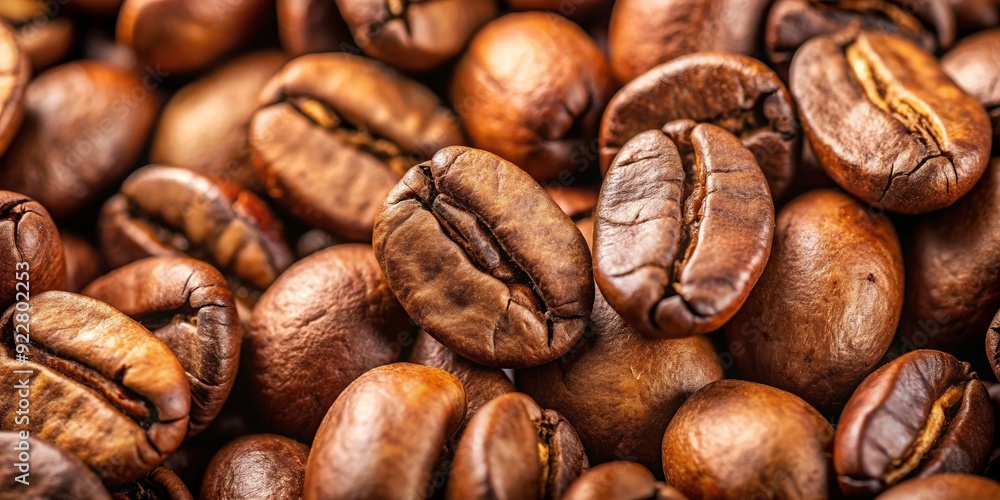 Close-up of a group of coffee beans, coffee, beans, close-up, texture, roasted, aromatic, caffeine, drink, brown, background Close-up of a group of coffee beans, coffee, beans, close-up, texture, roasted, aromatic, caffeine, drink, brown, background