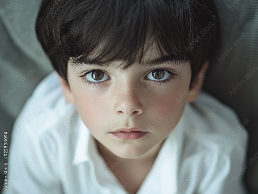 Emotional Portrait of a Young Boy Emotional Portrait of a Young Boy