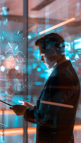 realistic high-resolution photo of Businessman, with detailed background