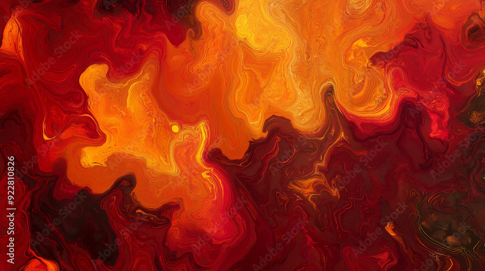 Autumnal marbled paper background Autumnal marbled paper background