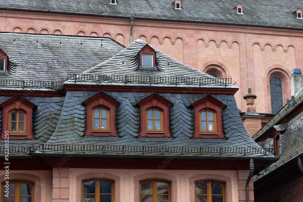 Obraz premium Rooftop from a building at Cathedral Square