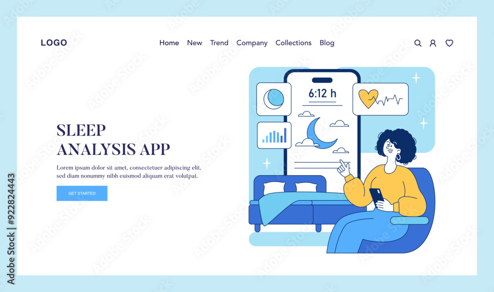 Health Apps. Flat Vector Illustration Health Apps. Flat Vector Illustration