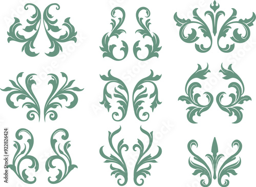 Luxury vintage ornament