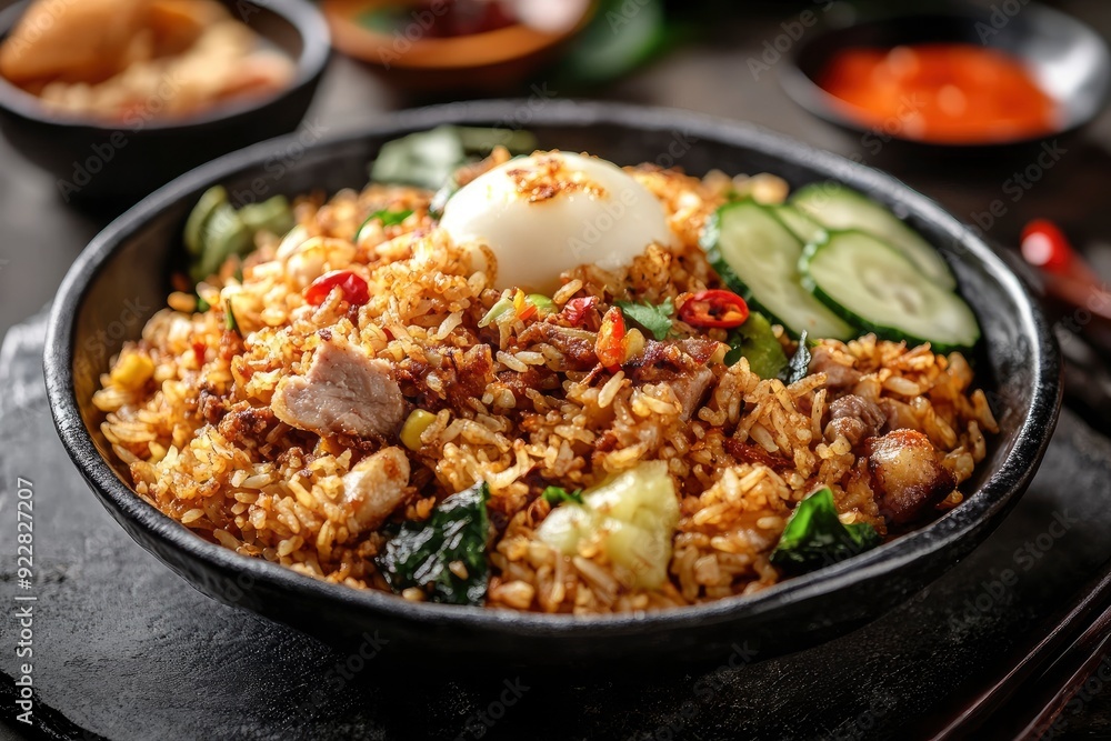 Nasi goreng is a Southeast Asian fried rice dish, usually cooked with pieces of meat and vegetables. Nasi goreng has long been considered an important - generative ai Nasi goreng is a Southeast Asian fried rice dish, usually cooked with pieces of meat and vegetables. Nasi goreng has long been considered an important - generative ai
