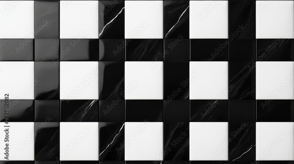 Classic black and white checkerboard pattern, sharp edges, high contrast, perfect for minimalist designs and retro aesthetics Classic black and white checkerboard pattern, sharp edges, high contrast, perfect for minimalist designs and retro aesthetics
