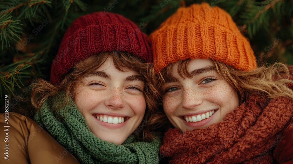 Young Lesbian Woman Encouraging Her Partner, Love In Every Gesture Young Lesbian Woman Encouraging Her Partner, Love In Every Gesture