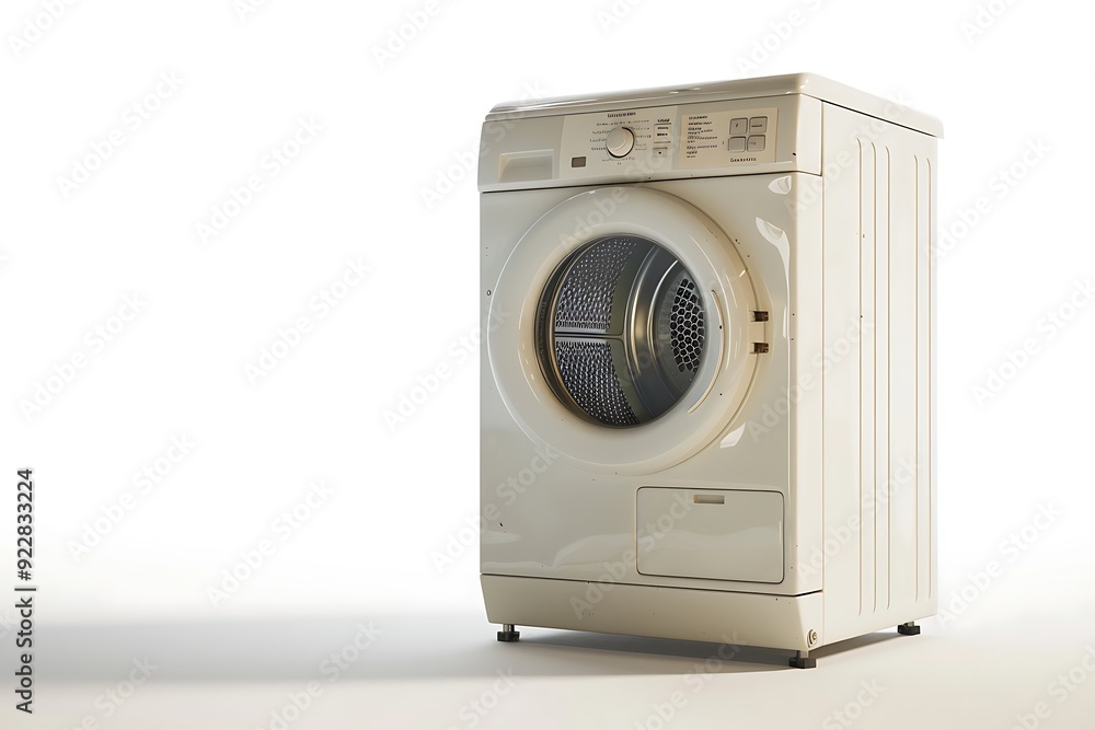 Fototapeta premium Clothes dryer isolated on white background.