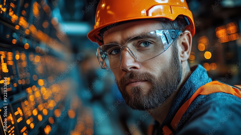 Industrial Worker Portrait. Industrial Worker Portrait.