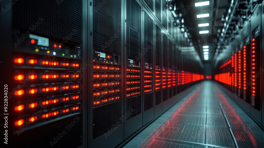 Fototapeta premium facility battery energy storage