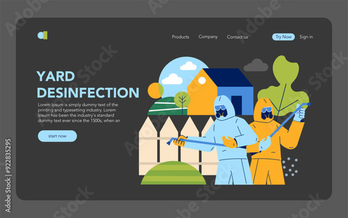 Insect Pests. Flat Vector Illustration