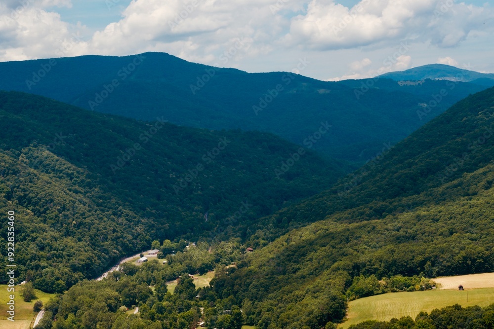 Fototapeta premium landscape with mountains