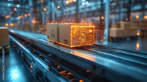 Smart warehouse management system using augmented reality technology to identify package picking and delivery 