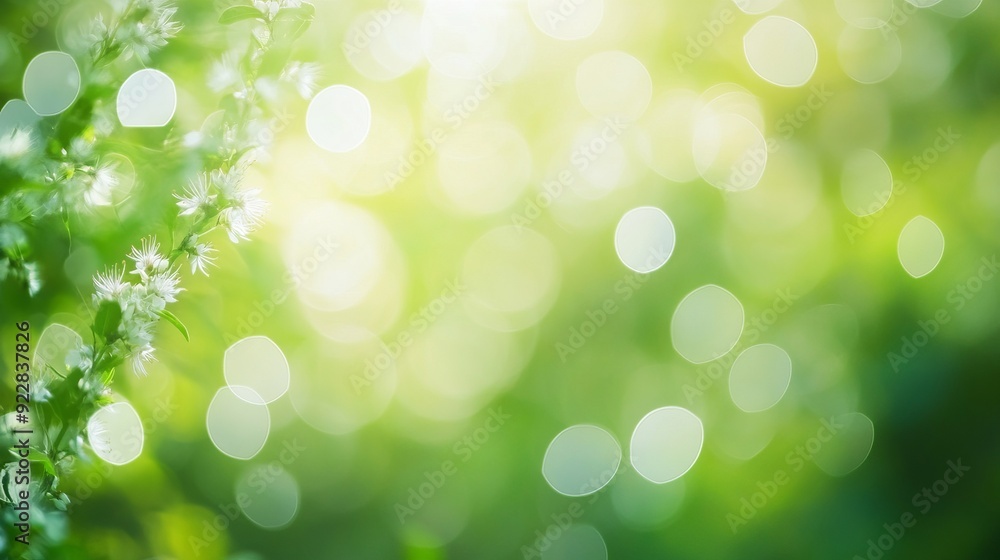 Soft Green Bokeh Background Soft Green Bokeh Background