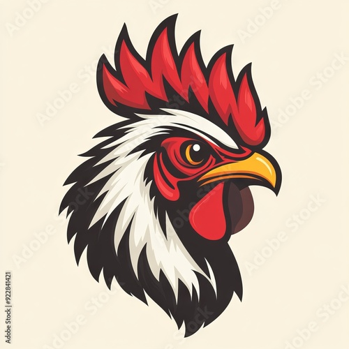 Wallpaper Mural vector chicken logo " ai generator " Torontodigital.ca